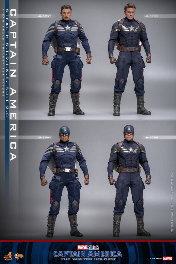 Pre Order HOT TOYS 1/6 MMS783 CAPTAIN AMERICA STEALTH SUIT 2.0 - Image 9