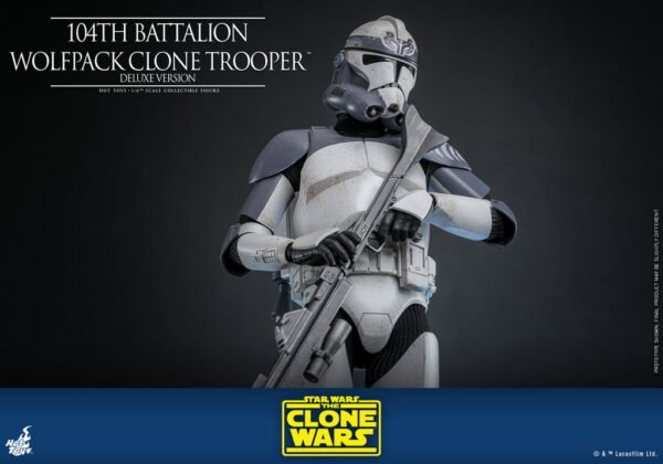 Pre Order HOT TOYS 1/6 TMS143 104TH BATTALION WOLFPACK CLONE TROOPER DELUXE - Image 2