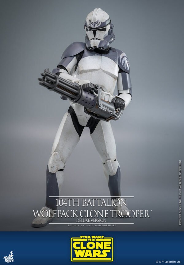 Pre Order HOT TOYS 1/6 TMS143 104TH BATTALION WOLFPACK CLONE TROOPER DELUXE - Image 5