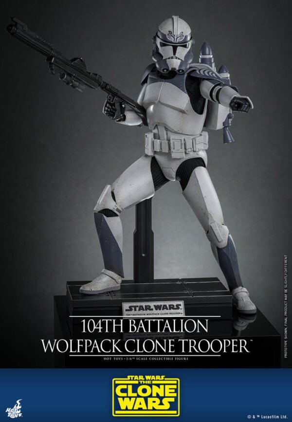 Pre Order HOT TOYS 1/6 TMS142 104TH BATTALION WOLFPACK CLONE TROOPER - Image 5