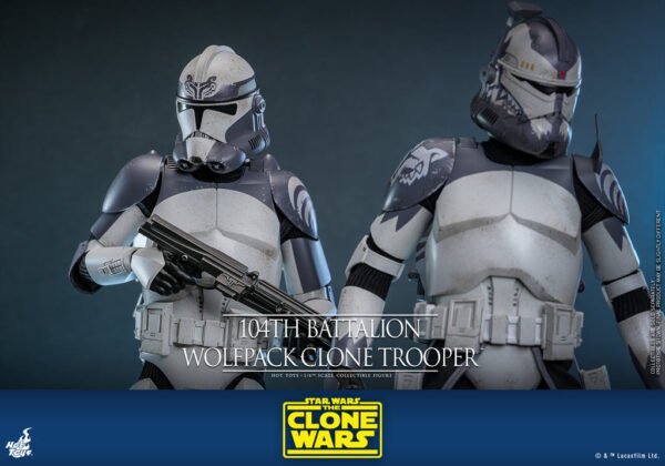 Pre Order HOT TOYS 1/6 TMS142 104TH BATTALION WOLFPACK CLONE TROOPER - Image 6