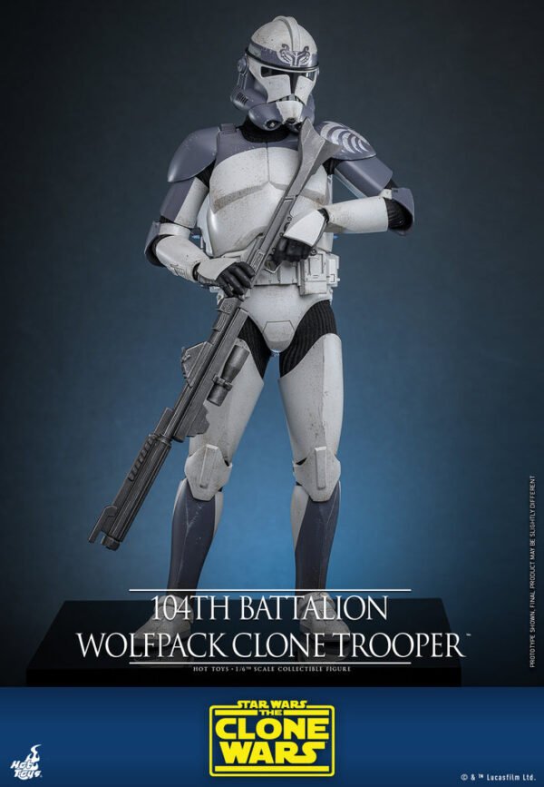 Pre Order HOT TOYS 1/6 TMS142 104TH BATTALION WOLFPACK CLONE TROOPER - Image 3