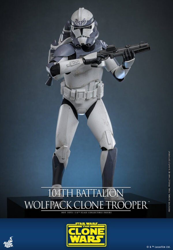 Pre Order HOT TOYS 1/6 TMS142 104TH BATTALION WOLFPACK CLONE TROOPER - Image 2