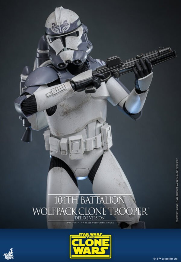 Pre Order HOT TOYS 1/6 TMS143 104TH BATTALION WOLFPACK CLONE TROOPER DELUXE - Image 7