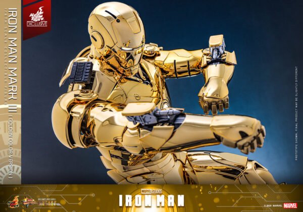 HOT TOYS  1/6 IRON MAN MK III GOLDEN EXCLUSIVE - Image 3
