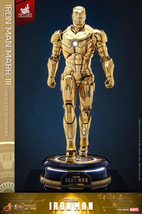 HOT TOYS  1/6 IRON MAN MK III GOLDEN EXCLUSIVE - Image 2