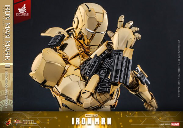 HOT TOYS  1/6 IRON MAN MK III GOLDEN EXCLUSIVE - Image 7