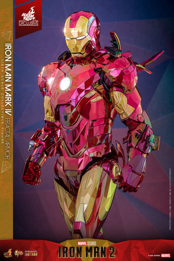 Pre Order HOT TOYS 1/6 MMS792D70 IRON MAN MARK IV (FRACTAL ARMOR) - Image 6