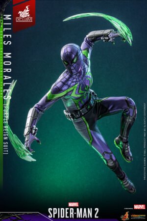 HOT TOYS 1/6 VGM68 MILES MORALES (PURPLE REIGN SUIT)