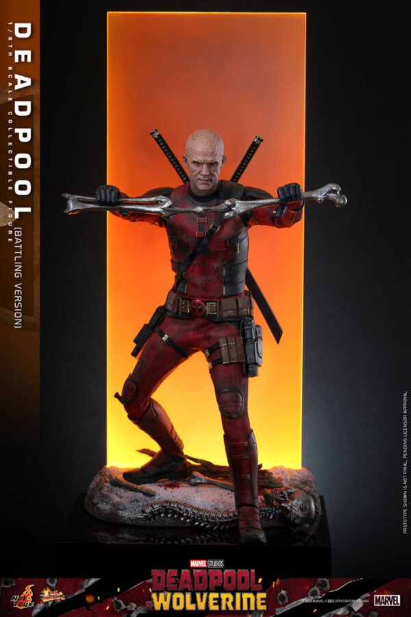HOT TOYS 1/6 MMS782 DEADPOOL (BATTLING VERSION) - Image 4