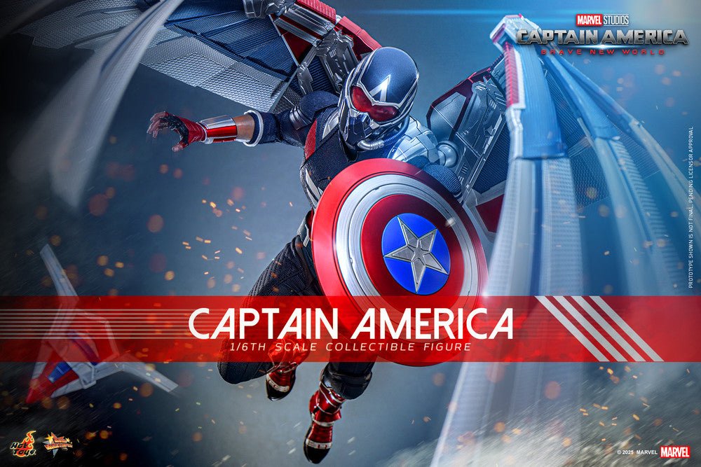 Pre Order HOT TOYS 1/6 MMS779 CAPTAIN AMERICA BRAVE NEW WORLD - Image 2