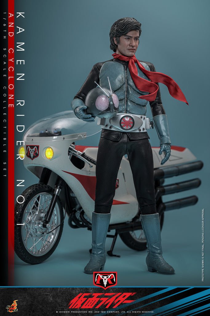 Pre Order HOT TOYS 1/6 TMS148 KAMEN RIDER  NO.1 & CYCLONE SET