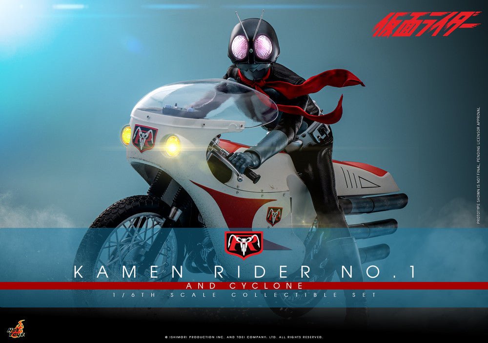 Pre Order HOT TOYS 1/6 TMS148 KAMEN RIDER  NO.1 & CYCLONE SET - Image 2