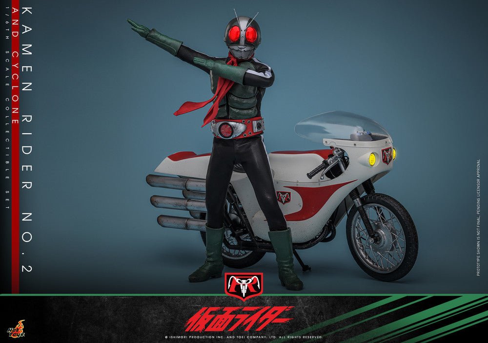 Pre Order HOT TOYS 1/6 TMS149 KAMEN RIDER  NO.2 & CYCLONE SET - Image 4