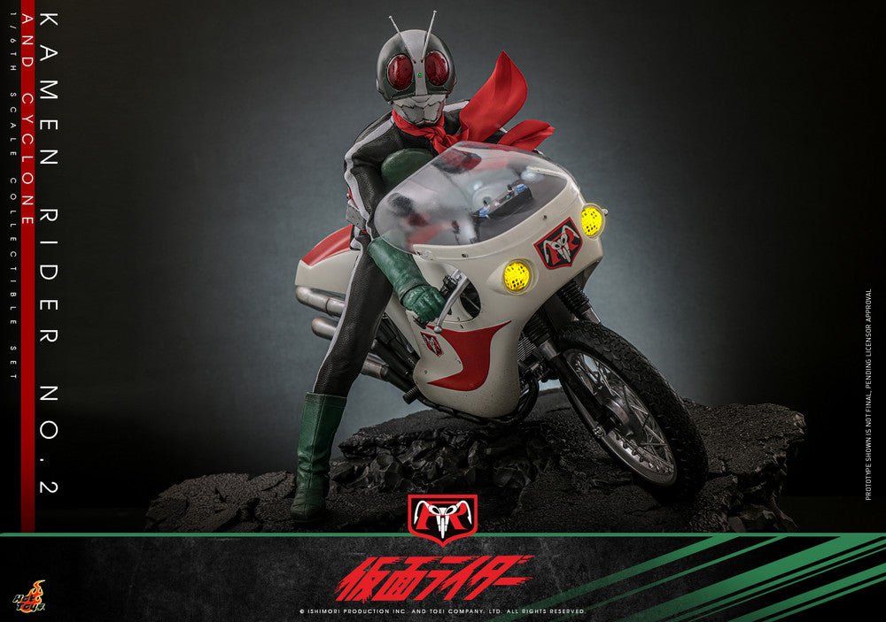 Pre Order HOT TOYS 1/6 TMS149 KAMEN RIDER  NO.2 & CYCLONE SET - Image 5