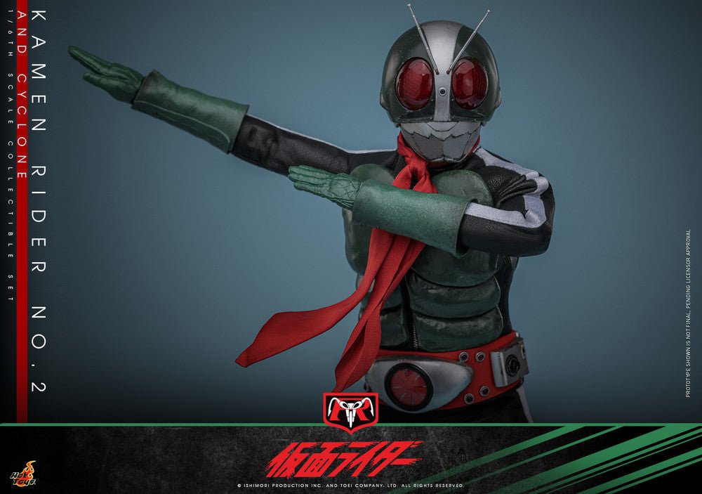 Pre Order HOT TOYS 1/6 TMS149 KAMEN RIDER  NO.2 & CYCLONE SET - Image 3