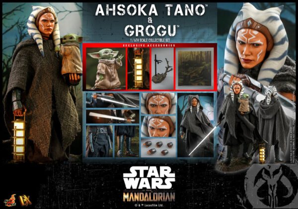 HOT TOYS 1/6 DX21 AHSOKA TANO & GROGU - Image 6