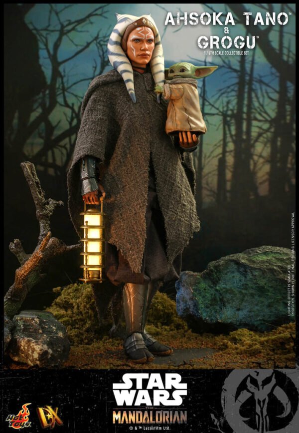 HOT TOYS 1/6 DX21 AHSOKA TANO & GROGU - Image 2