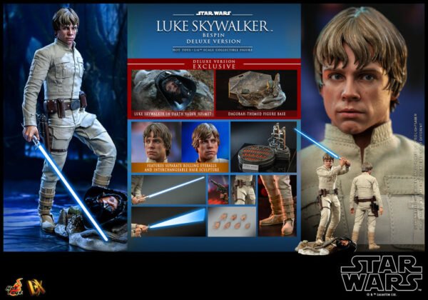 HOT TOYS 1/6 DX25 LUKE SKYWALKER BESPIN DELUXE - Image 6