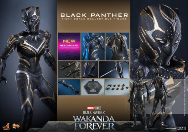 HOT TOYS 1/6 MMS675 WAKANDA FOREVER BLACK PANTHER - Image 8