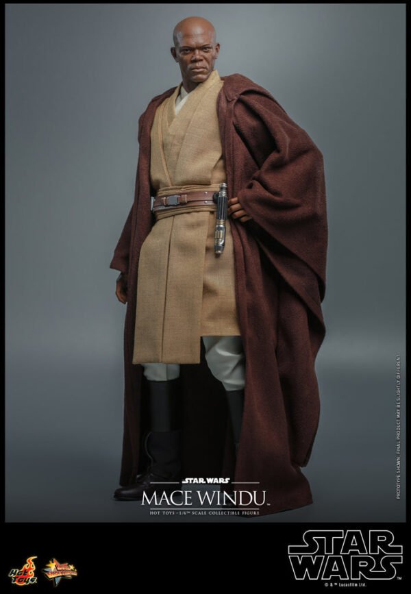 HOT TOYS 1/6 MMS681 MACE WINDU - STAR WARS ATTACK OF THE CLONES - Image 2