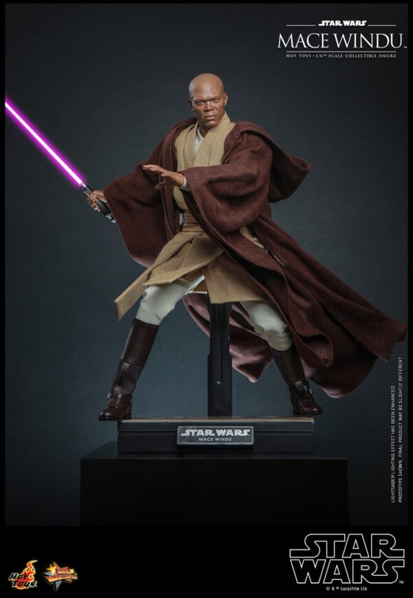 HOT TOYS 1/6 MMS681 MACE WINDU - STAR WARS ATTACK OF THE CLONES - Image 4