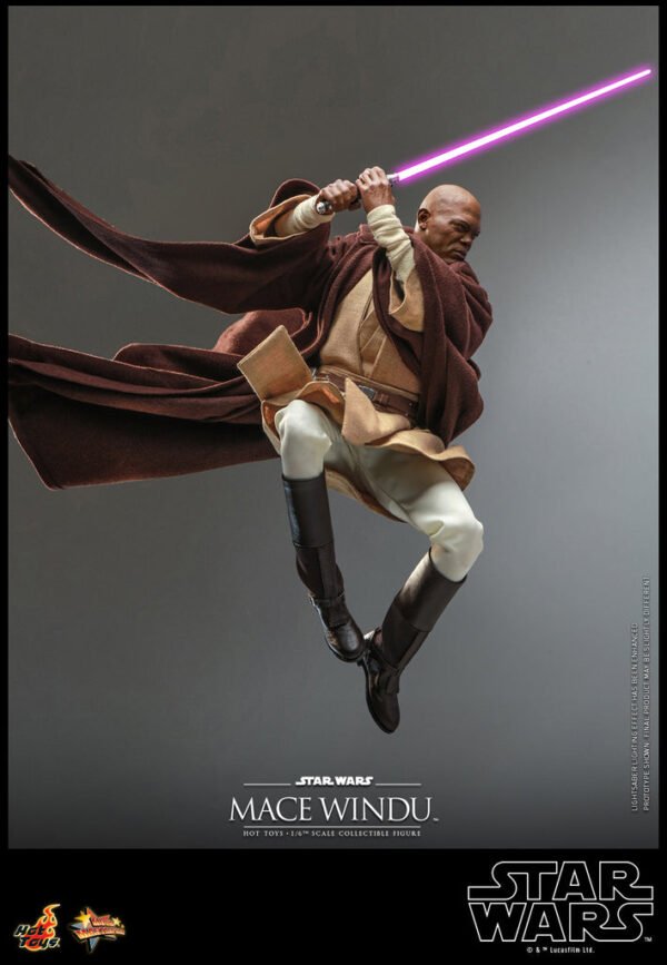 HOT TOYS 1/6 MMS681 MACE WINDU - STAR WARS ATTACK OF THE CLONES - Image 5