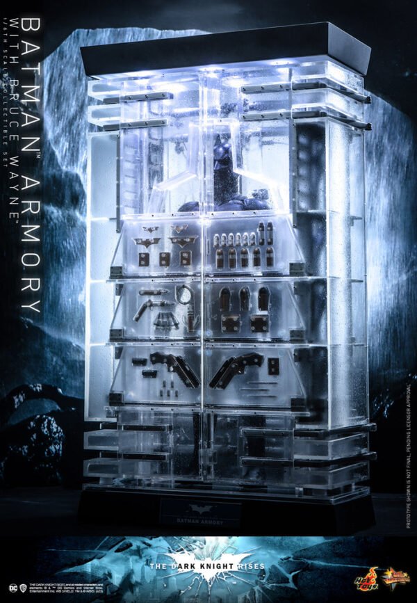 HOT TOYS 1/6 MMS702 BATMAN ARMORY WITH BRUCE WAYNE - Image 6