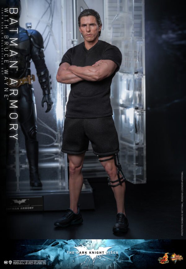 HOT TOYS 1/6 MMS702 BATMAN ARMORY WITH BRUCE WAYNE - Image 7