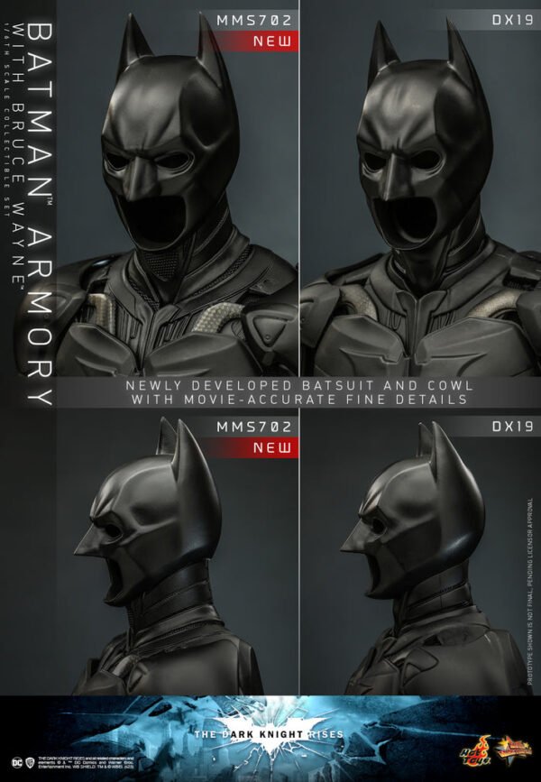 HOT TOYS 1/6 MMS702 BATMAN ARMORY WITH BRUCE WAYNE - Image 8