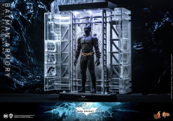 HOT TOYS 1/6 MMS702 BATMAN ARMORY WITH BRUCE WAYNE - Image 3