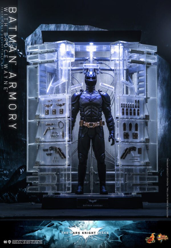 HOT TOYS 1/6 MMS702 BATMAN ARMORY WITH BRUCE WAYNE - Image 5