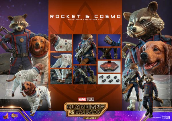 HOT TOYS 1/6 MMS708 ROCKET & COSMOS - Image 5