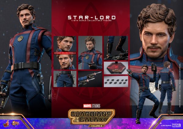 HOT TOYS 1/6 MMS709 STAR LORD GOTG3 - Image 6